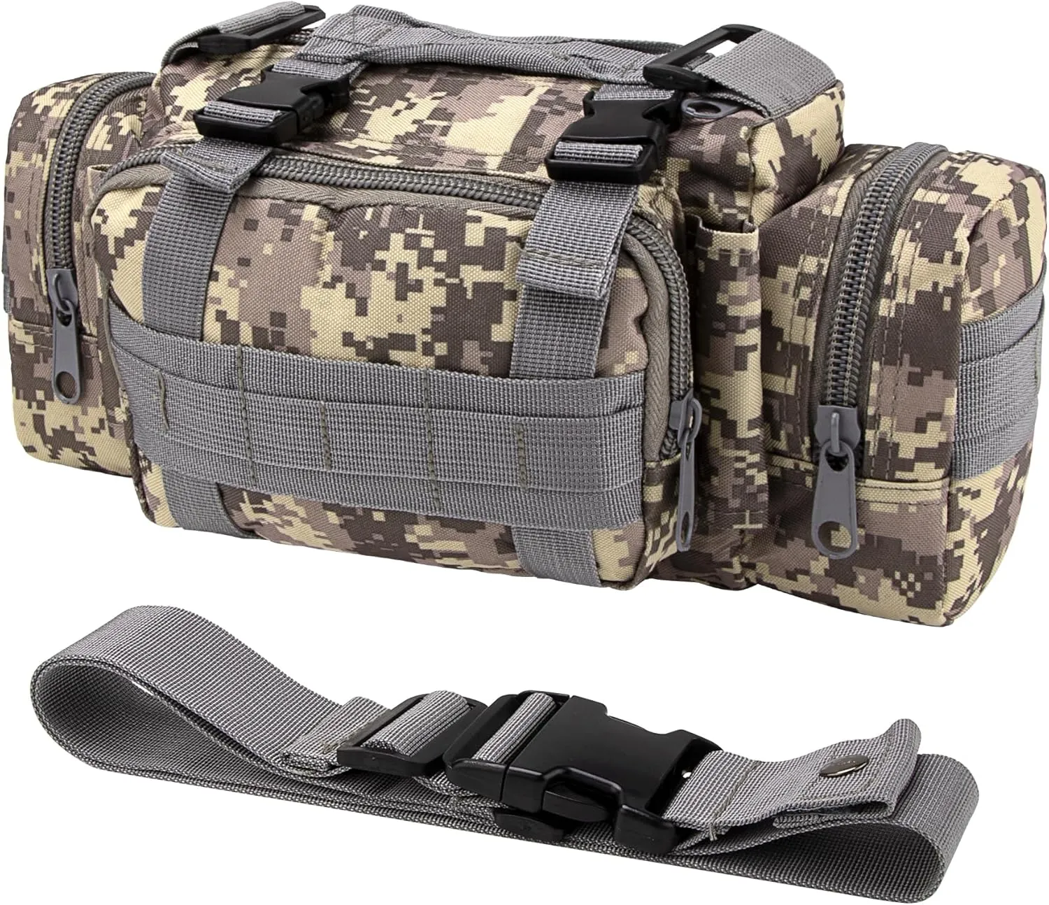 IronSeals Molle Tactical Sport Duffle Bag Water Resistant Deployment Bag (#4)