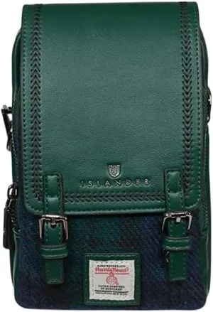 Islander The Baby Jura Crossbody Harris Tweed & Microfibre Leather