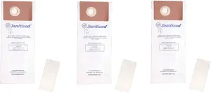 Janitized JAN-ADVU500-2(10) Advance VU500 Premium Replacement Commercial Vacuum Paper Bag, Includes 2 Pre Filters (Pack of 10) Thrее Раck
