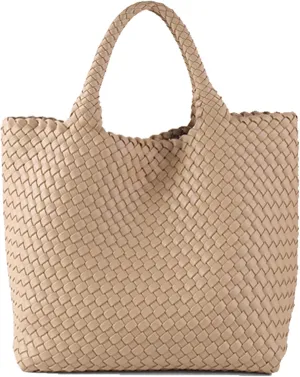 JINMANXUE Fashion Woven Bag Shopper Bag Travel Handbags and Purses Women Tote Bag Large Capacity Shoulder Bags