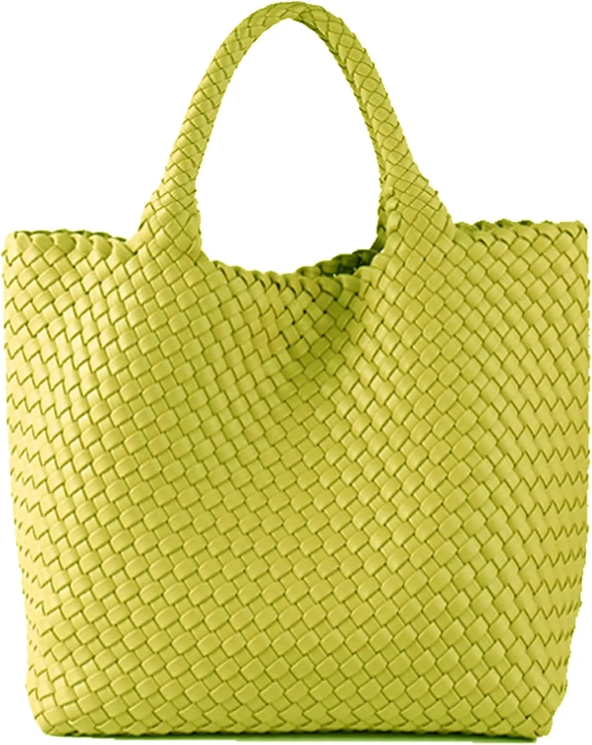 JINMANXUE Fashion Woven Bag Shopper Bag Travel Handbags and Purses Women Tote Bag Large Capacity Shoulder Bags