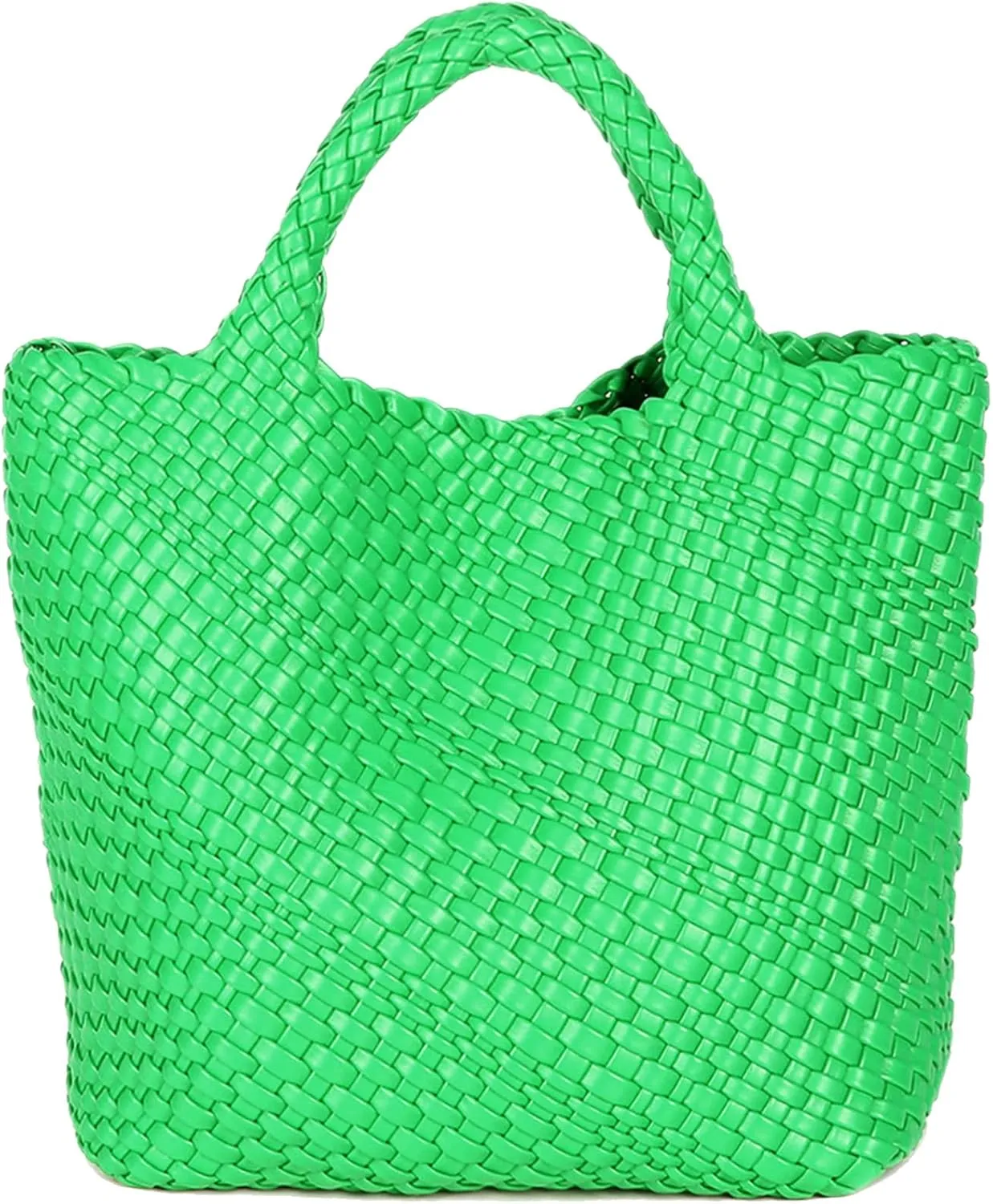 JINMANXUE Fashion Woven Bag Shopper Bag Travel Handbags and Purses Women Tote Bag Large Capacity Shoulder Bags