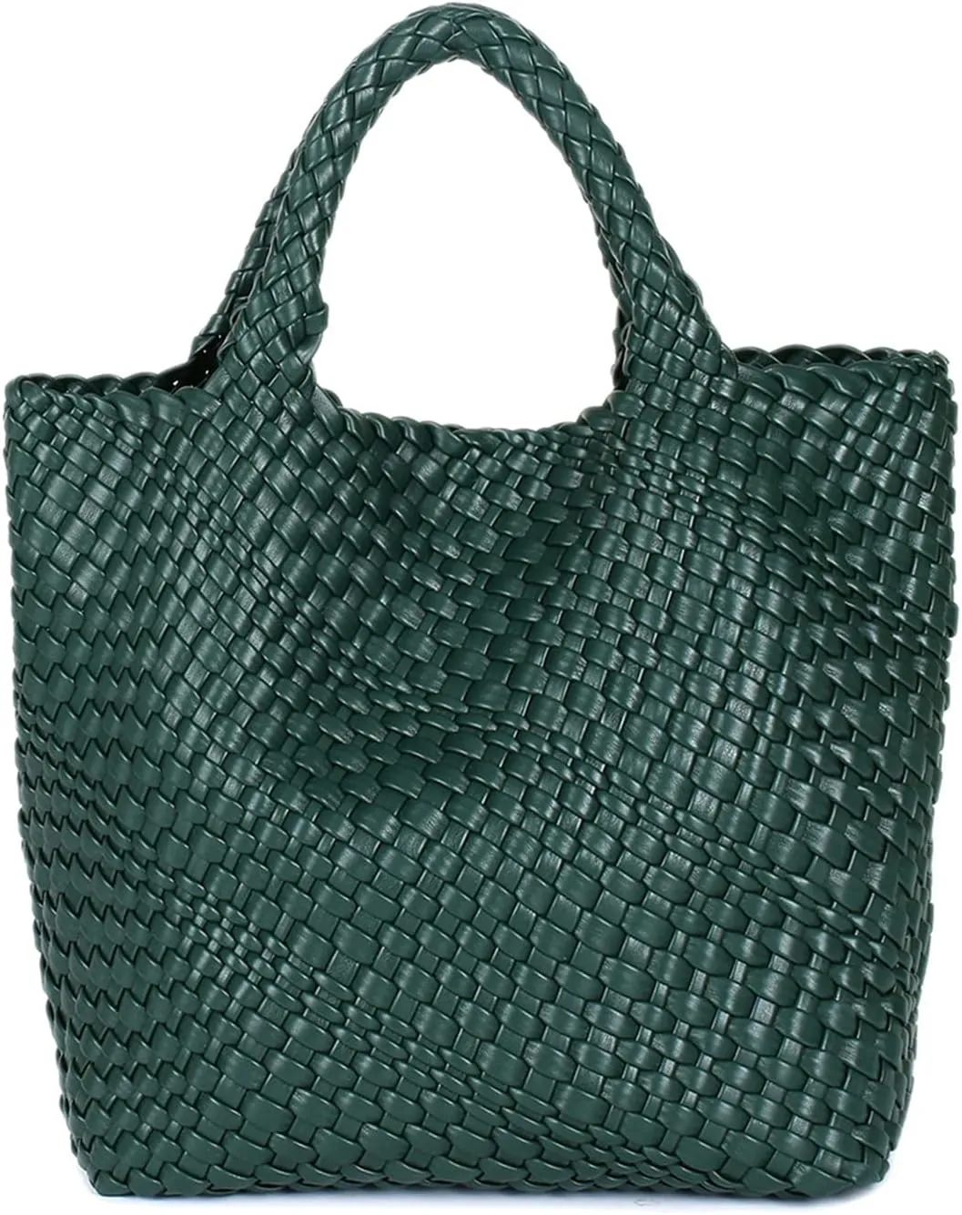 JINMANXUE Fashion Woven Bag Shopper Bag Travel Handbags and Purses Women Tote Bag Large Capacity Shoulder Bags