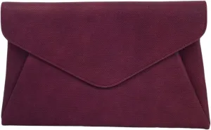 JNB Synthetic Leather Double Pocket Envelop Clutch