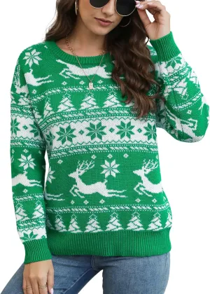 Jouica Women's Fall Lightweight Sweater Knit Casual Pullovers Sweaters for Women