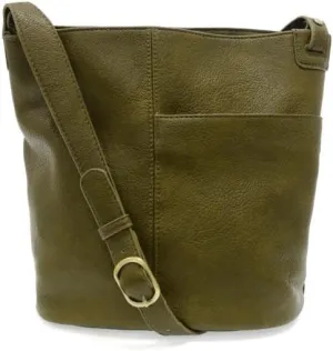 Joy Susan Women's Fashion Purse Bindi Front Slip Pocket Bucket Crossbody Hand Bag