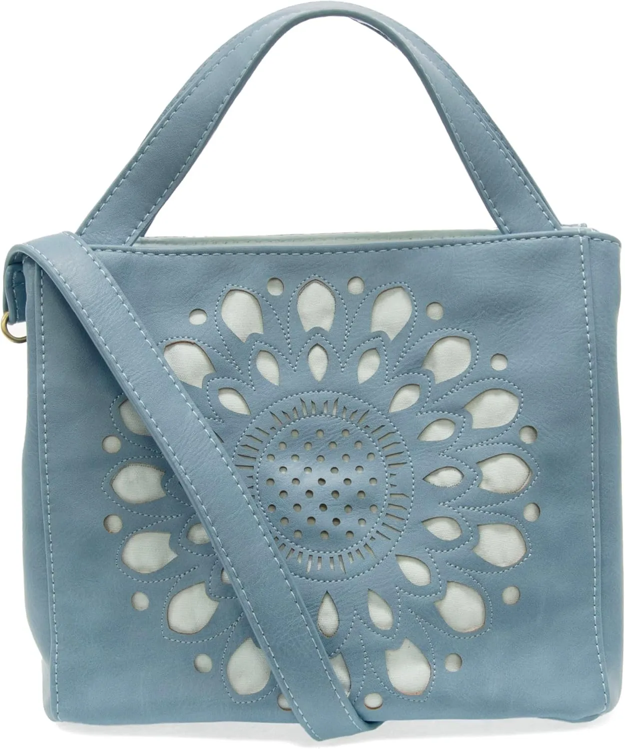 Joy Susan Women's Fashion Purse Flora Laser Cut Out Handbag