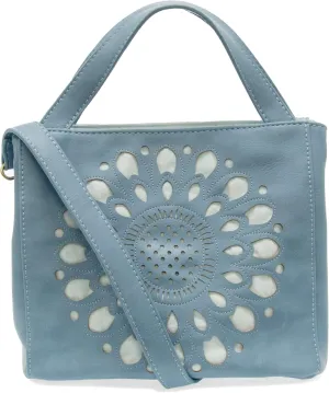 Joy Susan Women's Fashion Purse Flora Laser Cut Out Handbag