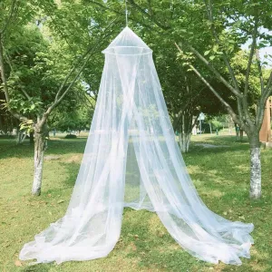 JOYGO FISHAN Outdoor Camping Mosquito Net Ultra-Light for Tavel Hiking Large Curtains Camping Bedding Patio Mosquito Net with Carry Bag (Conical White Color)
