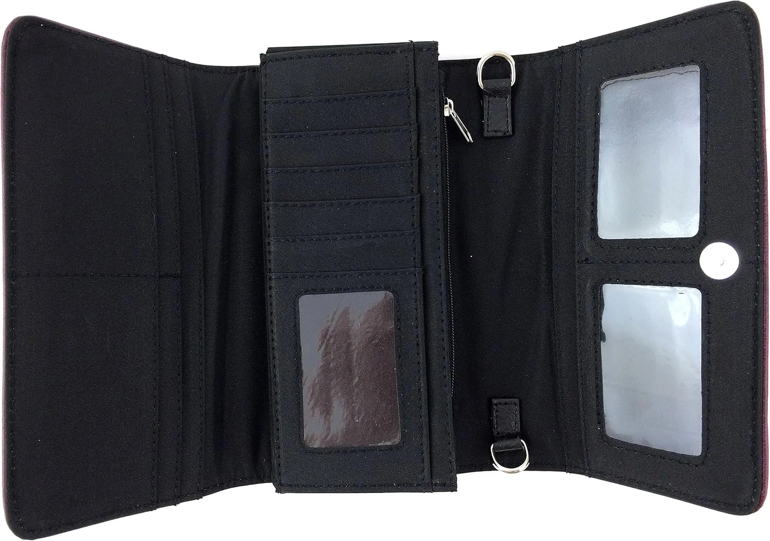 Justin West Cross Angel Wings Concealed Carry Handbag Purse Crossbody Messenger Bag and Wallet