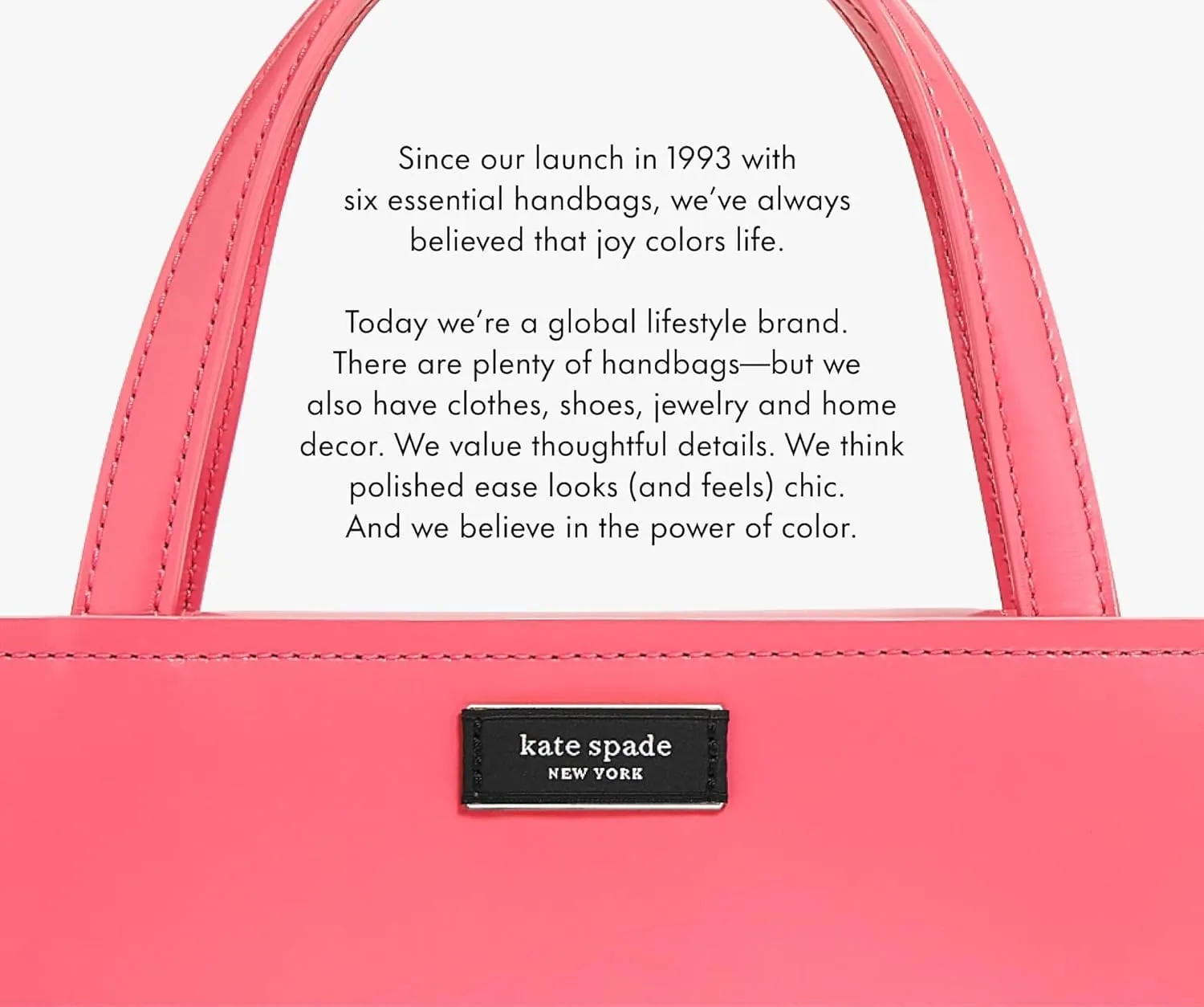 Kate Spade New York Vegan Leather Luggage Tag for Women, Durable Suitcase ID Tag, Enchanted Stripe