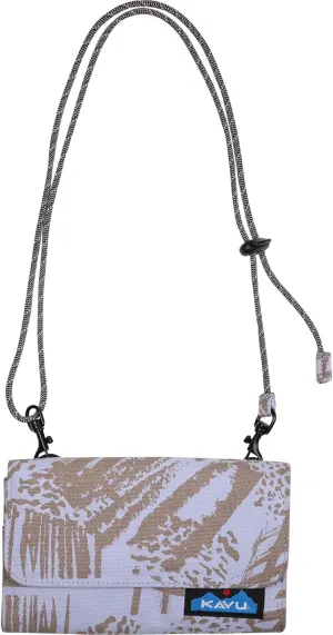 KAVU Islamorada Crossbody Bi Fold Wallet with Rope Strap