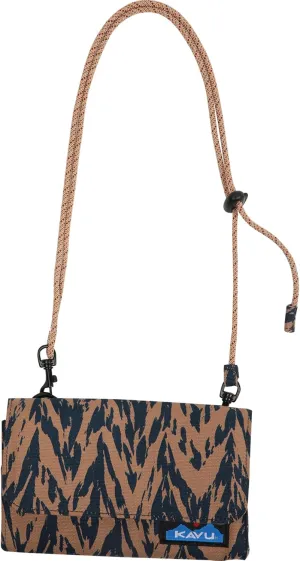 KAVU Islamorada Crossbody Bi Fold Wallet with Rope Strap