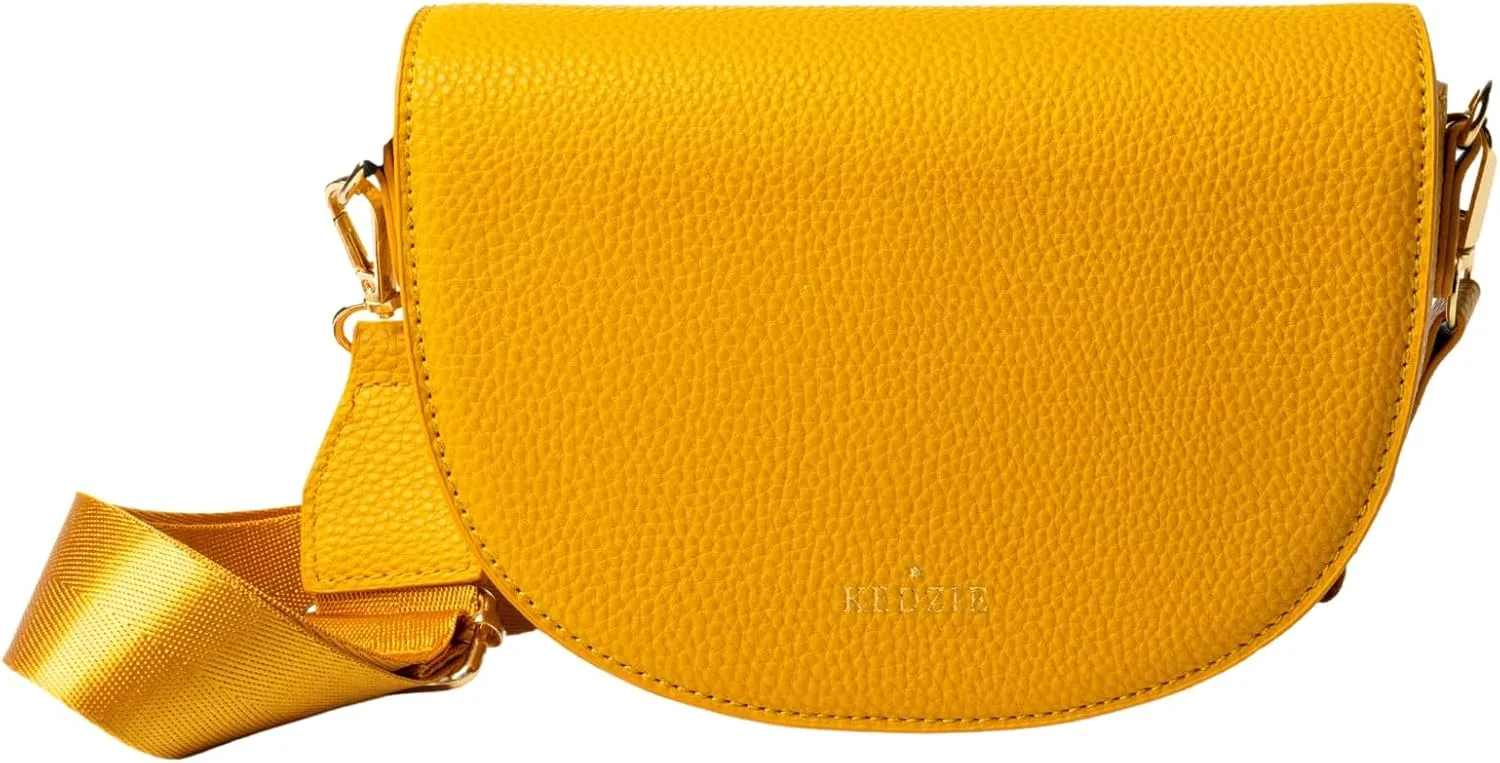 KEDZIE Luna Crossbody Bag Shoulder Purse with Removable Strap Messenger Bag for Women, Girls