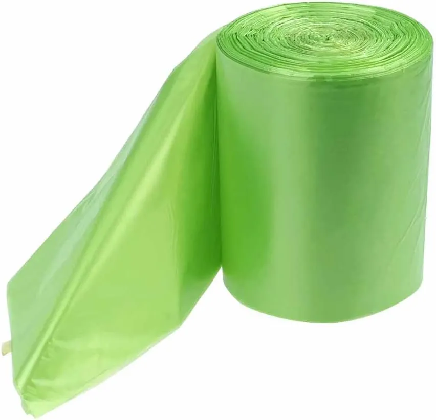 Kekow 8 Gallon Medium Trash Bags, Green, 125 Counts