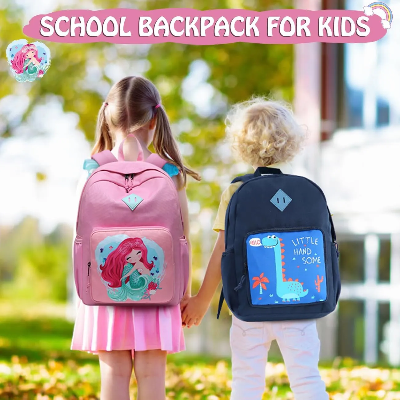 Kids Backpack,Chasechic Water-resistant Toddler Preschool Kindergarten Bookbag for Boys Girls with Chest Strap
