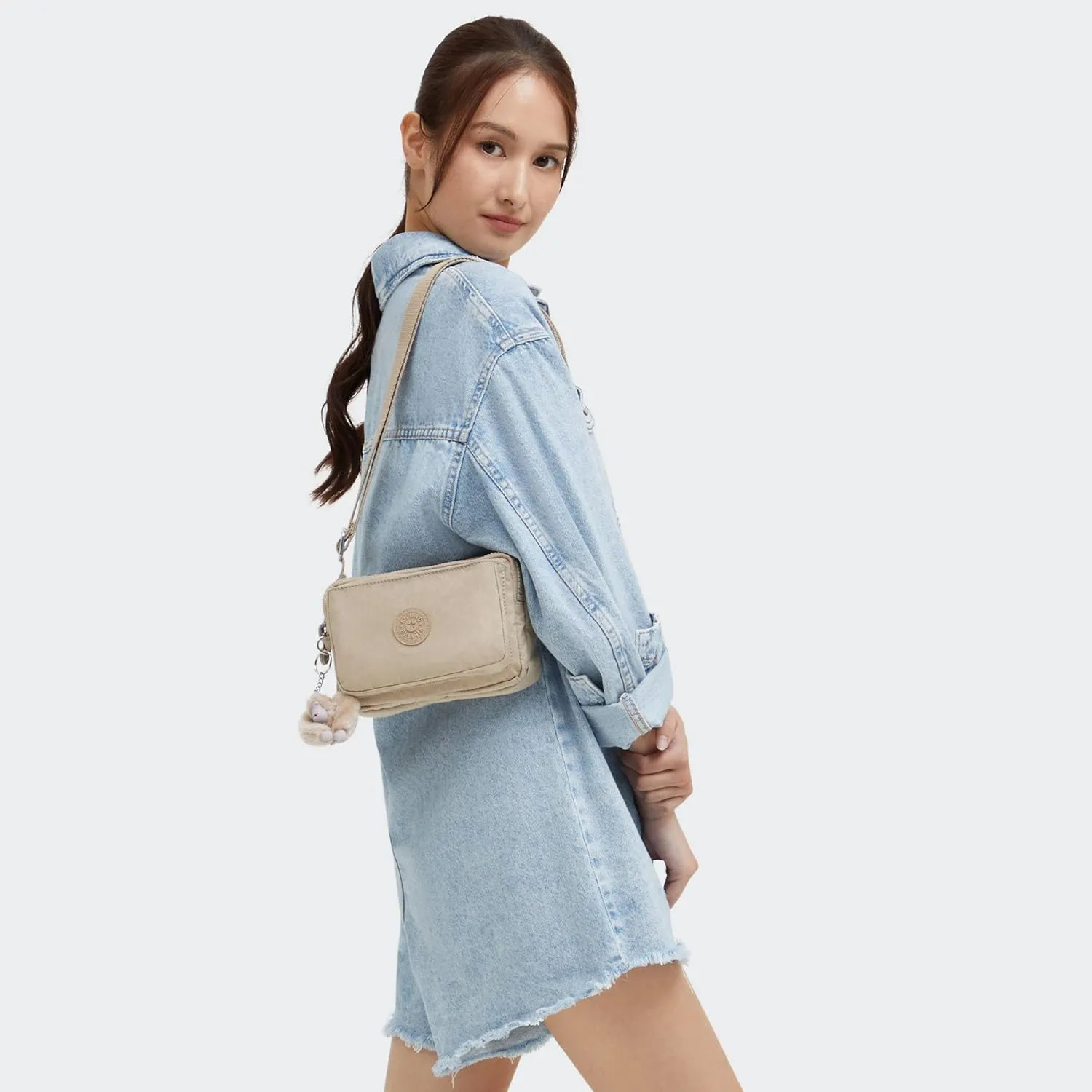 Kipling Abanu Multi Printed Convertible Crossbody Bag