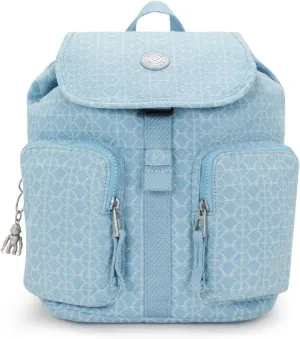 Kipling Anto Small Printed Denim Backpack