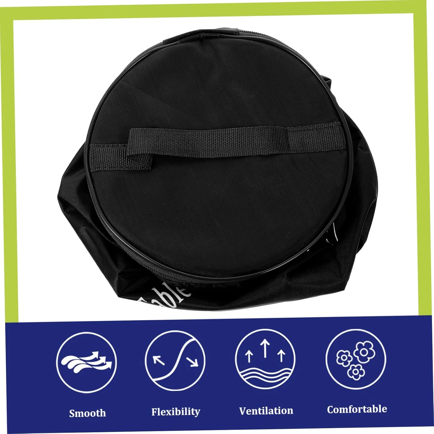 Kisangel Table Tennis Bag Storage Bag Organizer Outdoor Table Tennis Zip Lock Organizer Light Backpack Soccer