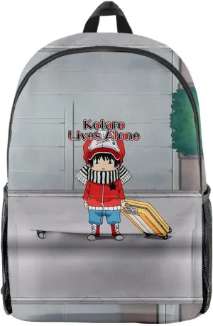 Kotaro Lives Alone backpack Denim bag Oxford Cloth Travel Bag Casual Unisex Stylish Shoulder Bag (WP07734X06,One size)