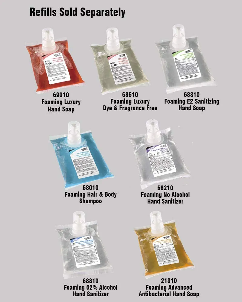 Kutol Health Guard 69010 Foaming Luxury Hand Soap, 4/1000 mL Refill Bags, Pink with Tropical Fragrance