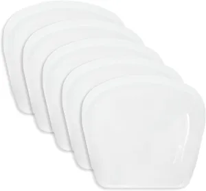KVK 5 Packs Reusable Sandwich Bags Silicone Bags, Transparent Reusable Gallon Freezer Bags, Multi-Use Silicone Bags for Food Storage Container, Microwave Dishwasher and Freezer Safe Eco-friendly