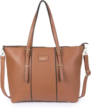 Laptop Tote Bag 15.6 Inch Waterproof Lightweight Leather Computer Laptop Bag - Womens Business Office Work Bag