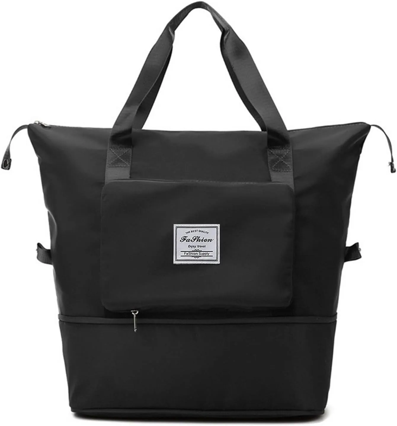 Large Capacity Travel Bag, Foldable Travel Bag, Expandable Travel Duffel Bag, Collapsible Waterproof Large Capacity Travel Handbag, Overnight Bag for Women and Man