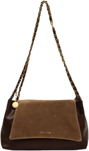 Large Capacity Underarm Briefcase for Women, Minimalist Chain Shoulder Bag, Chic & Practical for Commute