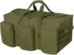 Large Military Travel Duffle Bag Tactical Camping Storage Utility Tote Bag Camping Kitchen Organizer with Deployment Cargo Bag Travel Sports Equipment (Army Green, Large 25.59"x13.78"x13.78")