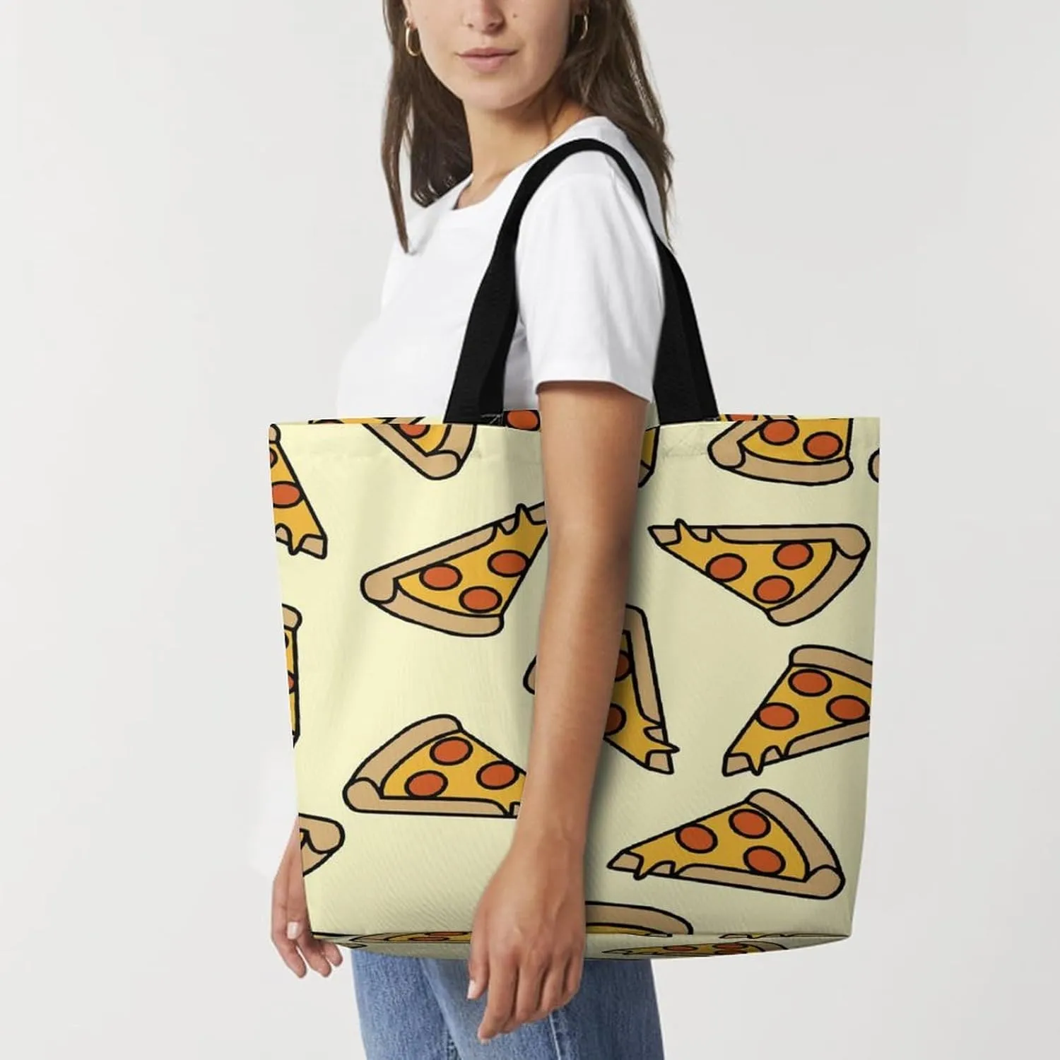 Large Tote Top Handle Bag, Shopping Handbag Big Polyester Shoulder Hand Bags