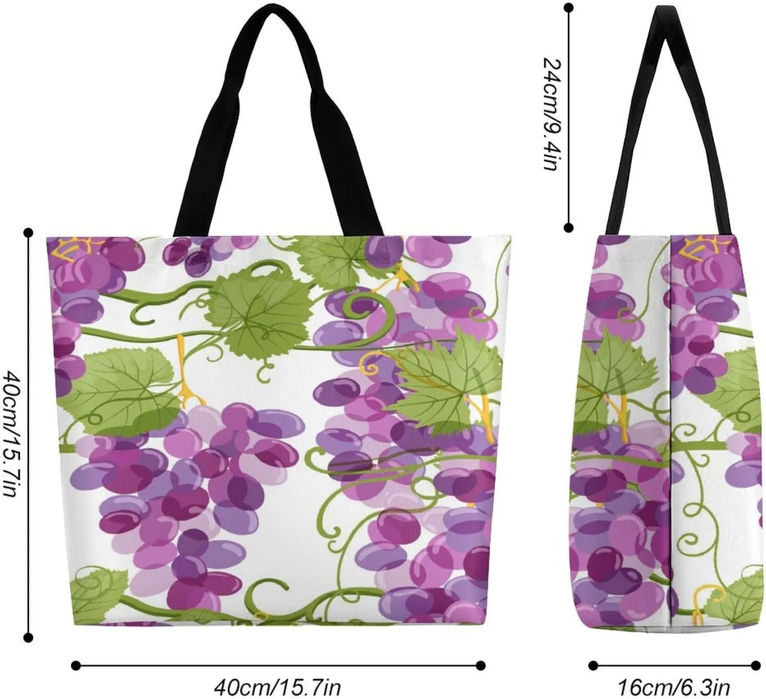 Large Tote Top Handle Bag, Shopping Handbag Big Polyester Shoulder Hand Bags