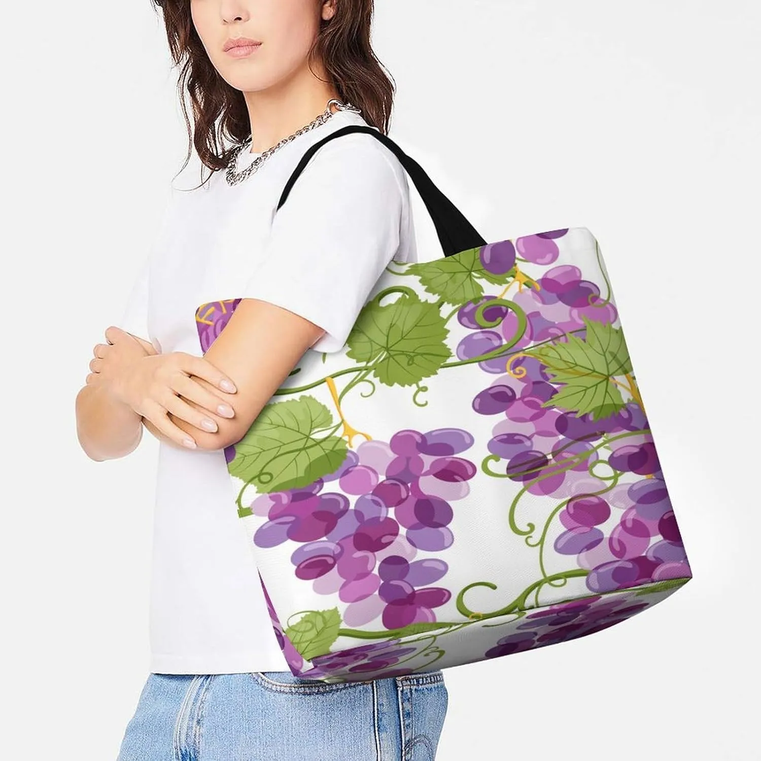 Large Tote Top Handle Bag, Shopping Handbag Big Polyester Shoulder Hand Bags