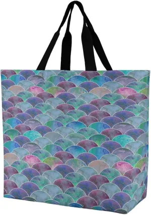 Large Tote Top Handle Bag, Shopping Handbag Big Polyester Shoulder Hand Bags