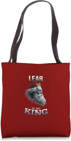 Lear My King Shakespeare Tragedy Play Tote Bag