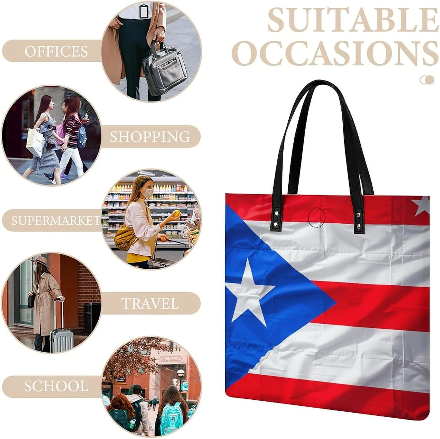 Leather Handbag for Women Tote Bag with Magnetic Buckle Bald Eagle Crossbody Bag Shoulder Bags