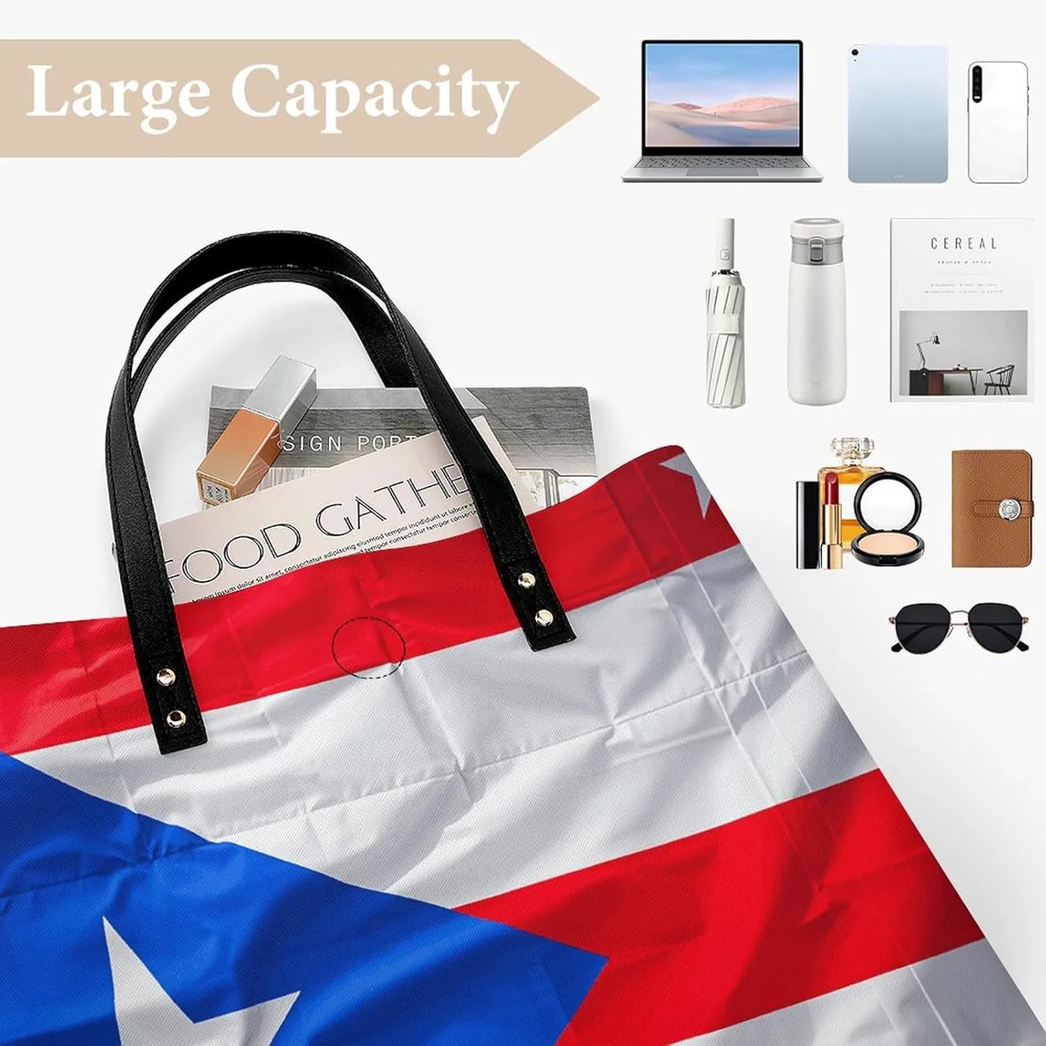 Leather Handbag for Women Tote Bag with Magnetic Buckle Bald Eagle Crossbody Bag Shoulder Bags