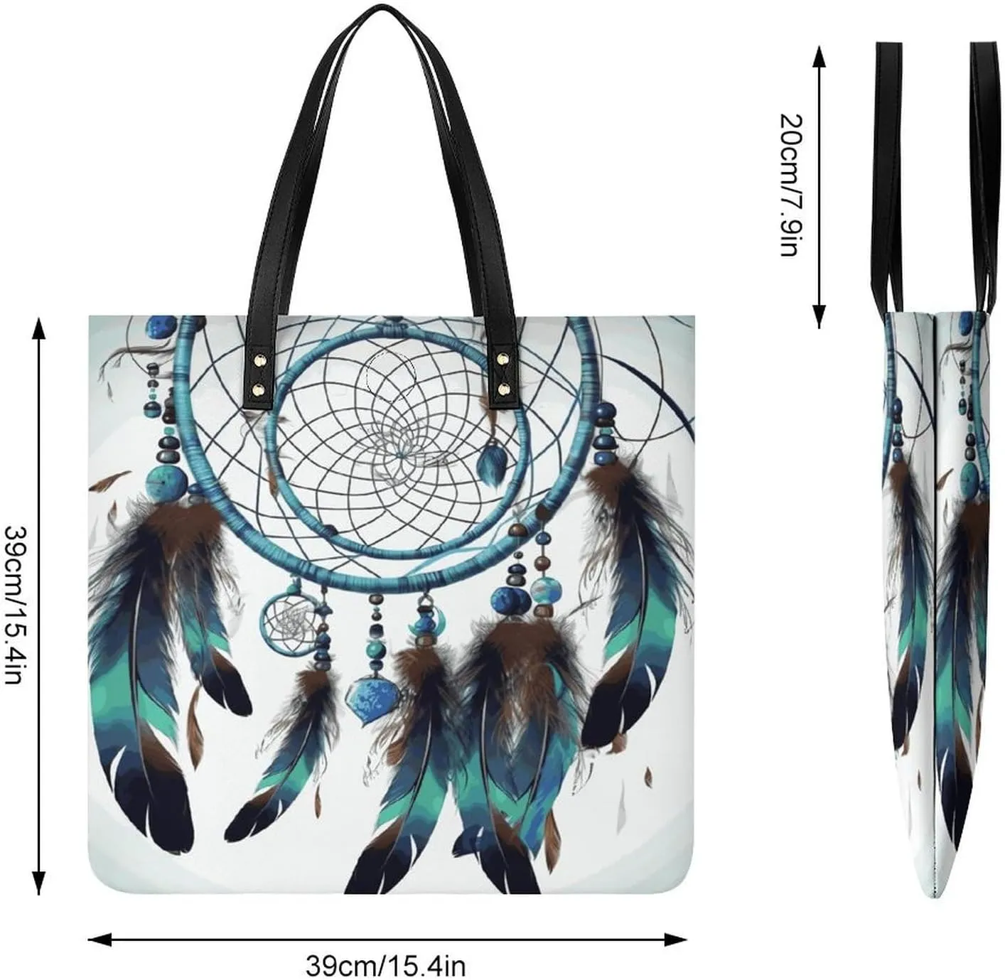 Leather Handbag for Women Tote Bag with Magnetic Buckle Kiwi Slice Crossbody Bag Shoulder Bag