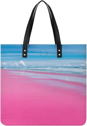 Leather Handbag for Women Tote Bag with Magnetic Buckle Pixel Shaped Heart Crossbody Bag Shoulder Bag