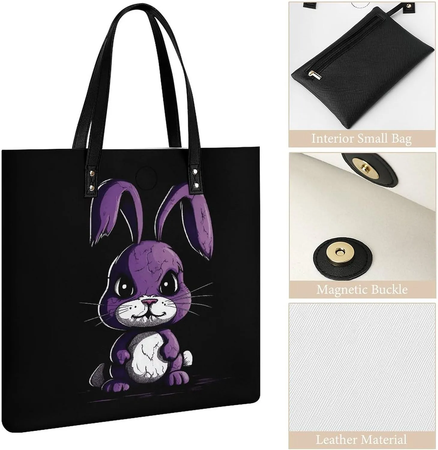 Leather Handbag for Women Tote Bag with Magnetic Buckle Pixel Shaped Heart Crossbody Bag Shoulder Bag