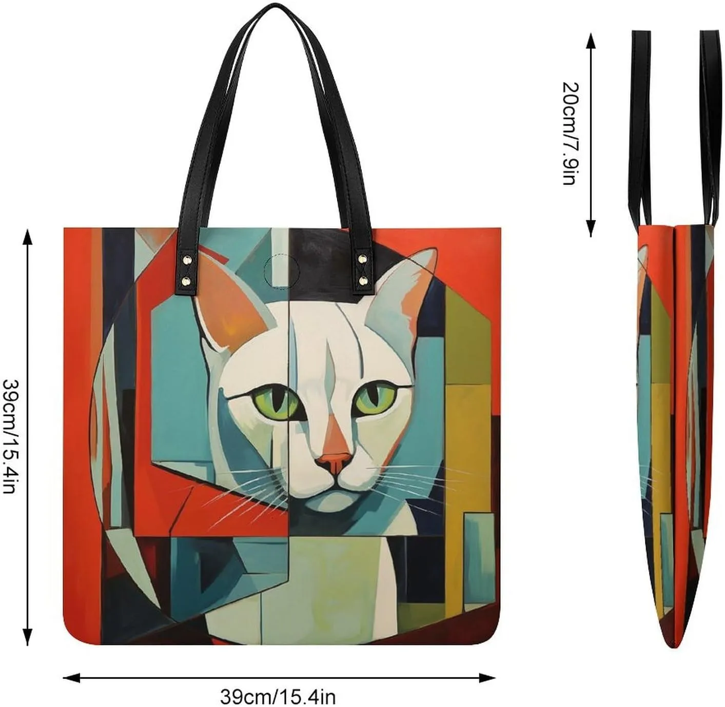 Leather Handbag for Women Tote Bag with Magnetic Buckle Rocks And Pebbles Crossbody Bag Shoulder Bags