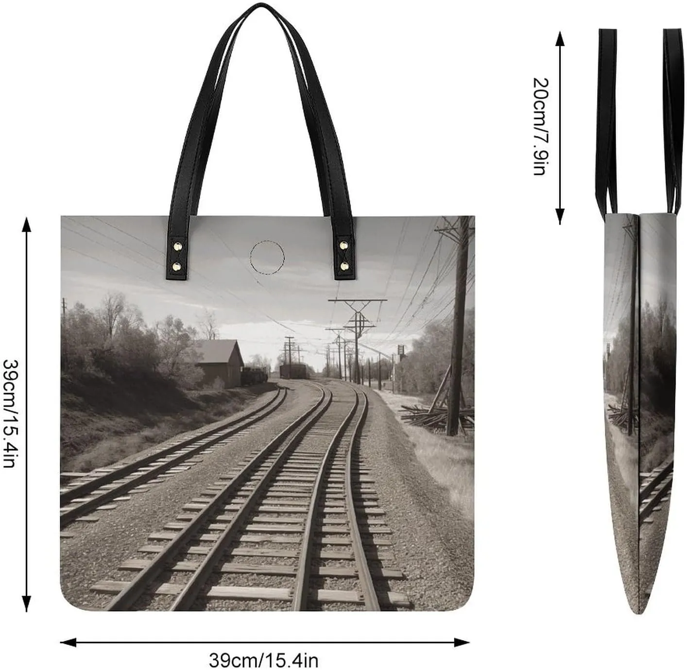 Leather Handbag for Women Tote Bag with Magnetic Buckle Vintage Octopus Crossbody Bag Shoulder Bags