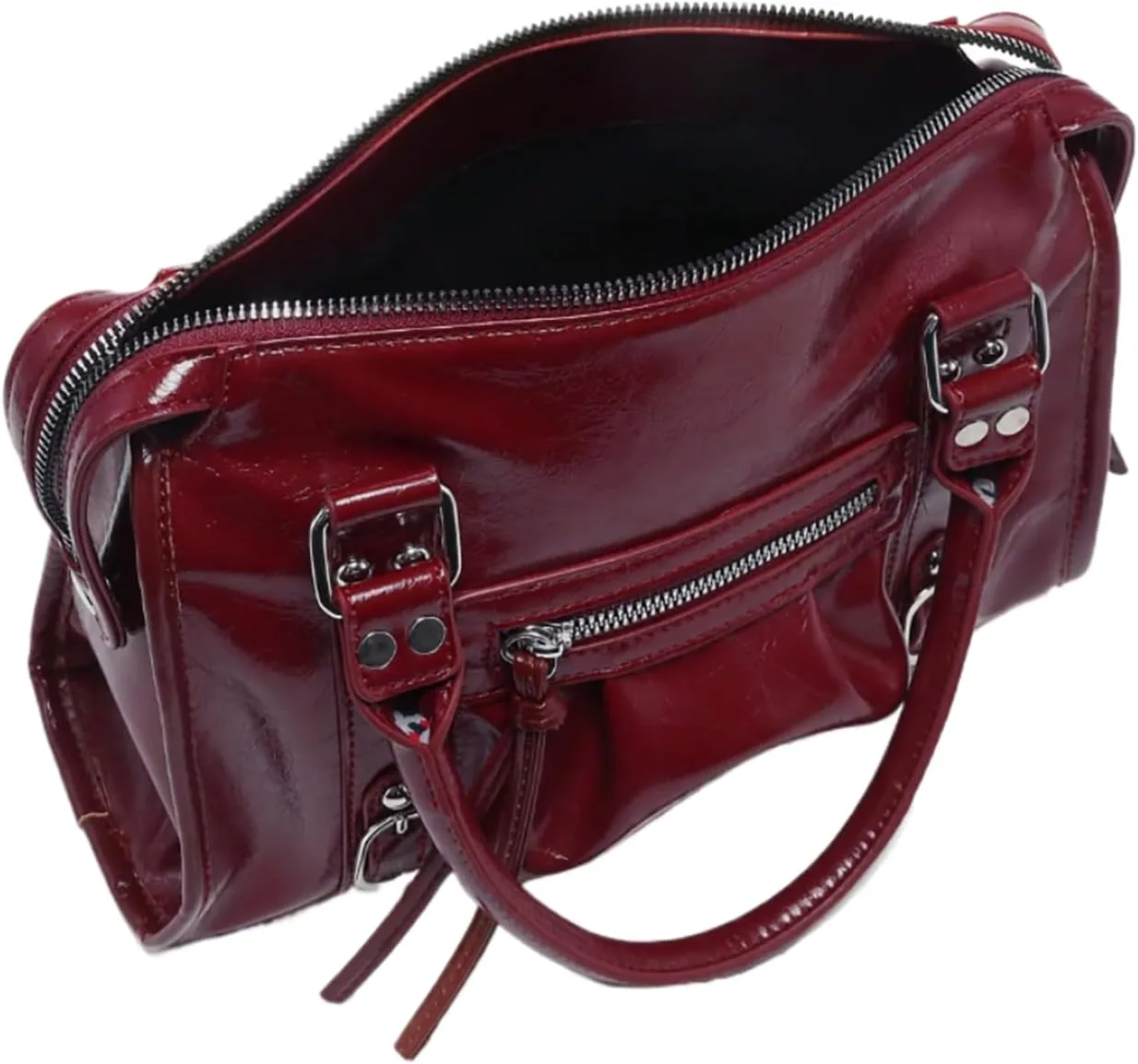 Leather Tote Bag for Women Vintage Hobo Western Crossbody Shoulder Bag Trendy Anti-thief Lady Purses Handbags