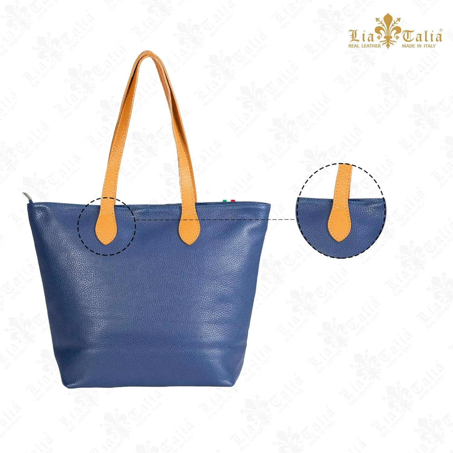 LiaTalia Womens Leather Handbags Tote Bag Top Handle Bag Hobo Designer Purses Shoulder Bag - TIA