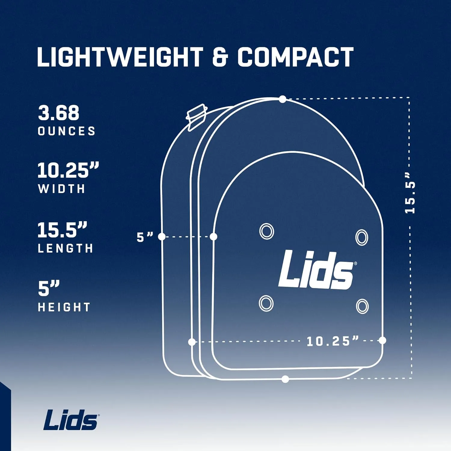 Lids Hat Travel Case – Baseball Cap Carrier for 6 Hats, Durable Clear Exterior & Interior, Storage with Handle & Adjustable Shoulder Strap, Hard Hat Organizer for Travel & Closet