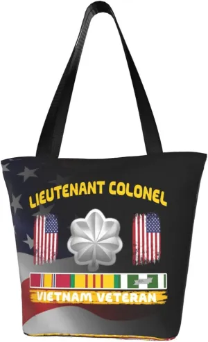 Lieutenant Colonel Vietnam Veteran Fashion Shoulder Bag Large Capacity For Man Or Woman