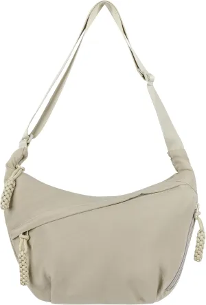 Lightweight Nylon Hobo Bag for Women Men Small Shoulder Bag Crescent Crossbody Bag with Adjustable Strap Casual Bag