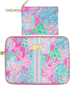 Lilly Pulitzer Laptop Sleeve Seaing Things One Size