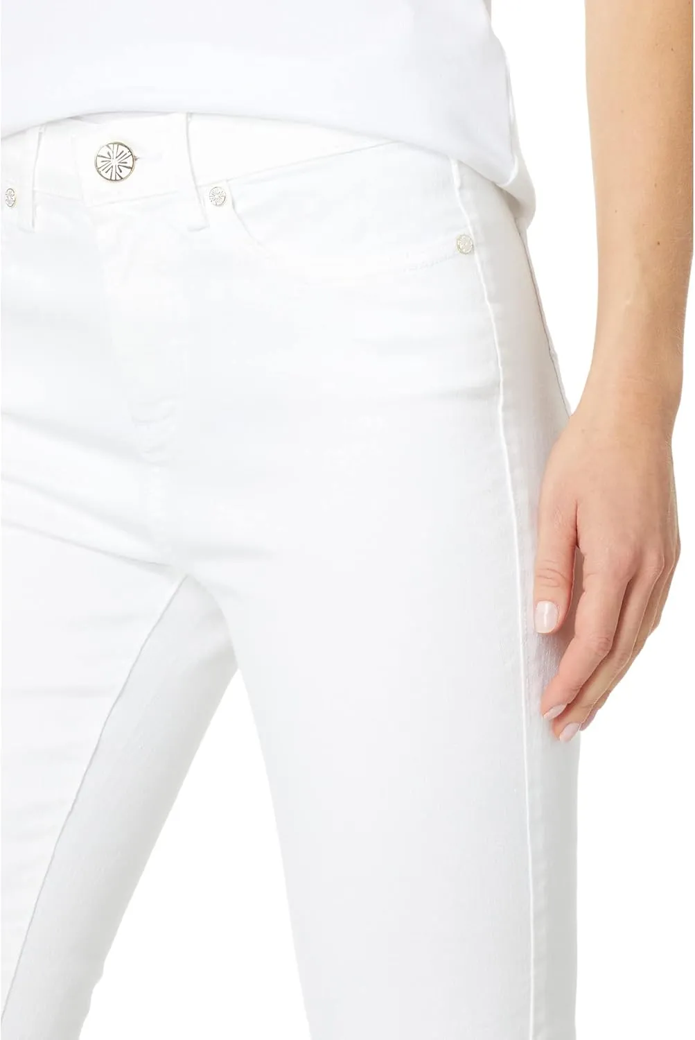 Lilly Pulitzer South Ocean High-Rise Skinny Jeans in Resort White