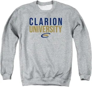 LOGOVISION Clarion University Official Stacked Unisex Adult Crewneck Sweatshirt